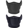 WUFGWBD 2 maschere calde, antivento, per ciclismo, sci, design semplice, maschera morbida e traspirante, colore nero, Nero , Taglia unica