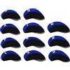 AQFNEB Set di 11 copritesta per mazze da golf, in neoprene, numerati, con copertura in ferro resistente, con identificazione chiara dei numeri, per uomini e donne, accessorio da golf all'aperto (viola)