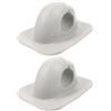 Generic Supporto per Remi da Kayak in ABS Resistente all'Usura, Clip Adesiva a Sgancio Rapido per Pagaia, 1 Paio, per Kayak e Barche Gonfiabili