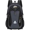 JynxtoyZeal Zaino Trekking 35 Litri Impermeabile Zainetto Uomo Donna Zaino da Viaggio Grande Capacità Zaini da Escursione Sportivo Montagna Campeggio Scuola Nero 47x23x31cm