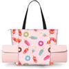 ZYJHYY Molte borse da yoga colorate con stampa gelato per le donne con tappetini da yoga borse trasportatore tote per allenamento pilates