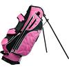 CVHfhjTG sacca da golf, Sacca da golf con supporto for un massimo di 7-9 mazze, portatile/facile pulire sacche a 4 vie(Pink)