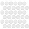 Housoutil 100 Pezzi Palline da Ping Pong Palline Luminose Alta Elasticità in Plastica Bianca Che Si Illuminano al Buio per attività Ricreative e Feste per Gioco Versatile