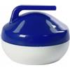 Fonowx Mini Set di Sliding Stones da Tavolo Giocattolo Competitivo per Bambini Materiali Plastica E Acciaio Gioco Semplice Adatto a Coordinazione Occhio-mano Relax, Palla Da Curling Blu Da 30mm