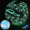 Senston Pallone Pallavolo Fluorescente Taglia 5, Con Pompa | Tocco Morbido, Resistente, Impermeabile, Luminoso Al Buio, Per Indoor/Outdoors/Beach, Con Pompa