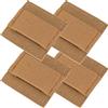 Generic 4 Pezzi Fascette Cavi Cuffie Airsoft, Cinghia Organizzatore Corda per Interfono Casco Paintball Sport Outdoor(Brown)