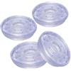 GATHINESS 4pezzi Tappetino Antiscivolo in Gomma per Barra Trazioni da 4,5-4,6cm, Protezione Telaio Porta e Installazione Facile per Esercizi Indoor