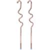 Yscryptoline 2PCS Club Car Battery Hold Down Rod 103357701, sostituzione per Precedent 2008.5 - Up 48V Carrello elettrico, Heavy - Duty Metal Battery Retaining Rod con dado