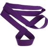 TEHAUX Cinghie per Tappetino Yoga Set da 2 in Cotone Porpora Anelli Regolabili, Comode per Fissare Tappetini e Coperte, per Lezioni di Pilates e Fitness