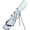 CVHfhjTG sacca da golf, Sacca da golf Borsa for un massimo di 10-12 mazze con divisori bidirezionali e tracolla rimovibile, sacca facile trasportare, pulire(White)