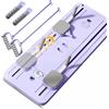 sdgERYEeg Pilates Reformer Machine for la casa, tavola addominale multifunzionale, rullo for addominali con rimbalzo automatico, for allenamento completo del corpo