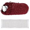 STCRERAG Rete da badminton, rete portatile di ricambio per sport, 610 x 76 cm, rete per allenamento badminton, colore rosso, per sport indoor e outdoor