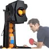 Generic Macchina da ping pong automatica, Robot da ping pong, Spin & velocità personalizzabili, Capacità di 300 palline, Formazione da solista