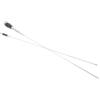 GATHINESS Antenna CB per Barca da 26-28 MHz in Metallo e Plastico, Solida e Facile da Installare, per Radio CB Marine e Pesca