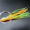 YobiLife Esca a forma di polpo con effetto luminoso al buio e due ganci per pesca notturna in acqua salata (B)