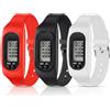 Kenning Orologio fitness tracker in silicone, 3 pezzi, per camminare, correre, contapassi, calorie bruciate e conteggio passi, orologio per camminare, per uomini, donne, bambini (arancione, verde