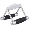 GSXLZ Sbarra Trazioni Maniglia a Doppia D, Attacco for Accessori for Macchine con Cavo a Barra Dritta, Barra a V for LAT Pull Down for Allenamento con i Pesi(Style A)