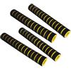 jojofuny 2 Paia di Coperture Antiscivolo per Pagaia da Kayak in Spugna Gialla, Protezione Confortevole per Manico di 22cm per Accessori da Kayak