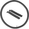 Generic Kit 2 Pezzi Camere D'aria per Bici 12-26x1.75/2.125 in Gomma con Leve per Pneumatici in Abs Antiscivolo e Alta Durezza per Ruote di Bicicletta
