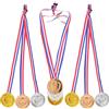 HEANUJJ Medaglie di Competizione per 9 Unitá in Lega di Zinco Nastro Premio Gioco per Scuola e Feste Sportive