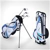 CVHfhjTG sacca da golf, Borse for mazze da golf for uomo/donna, borsa con divisore a 6 vie | Supporto for pesante ultraleggero e perfetto for campo doppie cinghie for un facile trasporto(Blue)