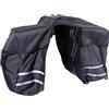 PRETYZOOM Borsa Tasche Laterali in Poliestere per Bicicletta da 25l Doppia Posteriore Facile da Installare Nero per Bici e Mountain Bike