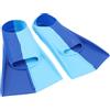 HUSHUI Pinne da Nuoto per Immersioni e Allenamento a Rana Comode Pinne in Silicone 2 Pezzi in Blu Adatte a Tutti i Livelli (L)