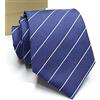 ARTQ Cravatta da Uomocravatta Formale da Uomo Elegante Classica da 8 Cm Blu Gessata per Riunioni di Lavoro, Matrimonio, Laurea, Performance sul Palco, Festa di Compleanno, Adatta Come Regalo di Compleann
