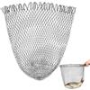 Generic Rete da pesca, trappola a rete, 60 x 80 x 0,9 cm, ingranaggio in nylon con impugnatura, base in resina con dettaglio, ganci per pannello per acquario, per la casa per stagno, spiaggia, barca