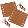 Generic Manopole 1 in Pelle per Design Bici Manubrio Sintetica Antiscivolo Effetto Ammortizzante, Paio di Grip per Mountain Bike per Ciclismo su Strada e Fuoristrada