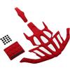 MOKKHNB Helmet Padding in Spugna Traspirante Rosso con Rete per Ciclismo Urbano e Mountain Biking Protezione Interna Casco Stili multipli