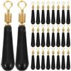 Beavorty Galleggianti da Pesca Design Anti Groviglio 50 Pezzi in Silicone e Metallo Resistenti al Danneggiamento Accessori Essenziali per Pesca in Acqua e Salata