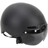 Halearo Casco da bicicletta intelligente con Bluetooth e fotocamera 1080p, occhiali magnetici, luce posteriore per uomini e donne, regolabile, 54-63 cm