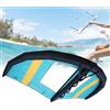 XGHDPBM 4㎡/5㎡/6㎡ Ala Gonfiabile for Windsurf, Ala Gonfiabile for Aquilone Palmare, Ala Gonfiabile for Aquilone, Design for Finestre, Vela da Surf, Aquilone Wingsurfer for Sport Acquatici, Kiteboarding(4㎡)