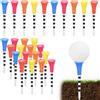 POPAPIE Tee da Golf in Plastica Resistente,Tee da Golf Colorati,50 Pezzi