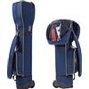 CVHfhjTG sacca da golf, Borse for carrello da golf for uomo/donna, Borsa for trasporto con ruote, leggera Divisore a 9 vie for campo(Blue)