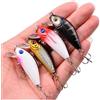 Generic XILILHC 4PCS Mini Minnow Fishing Lure Set 3.6g 5cm Wobblersp Accessori for La Pesca Carp Fishing Tackle Trout Crankbait Kit Esche Artificiali(Tpye A)