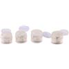 Tenlacum Set di 4 luci LED per pattini a rotelle, skateboard, longboard, scooter, con interruttore rotante, facile da accendere e spegnere
