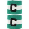 Alasum Fascia da Capitano Calcio Regolabile in Nailon con Chiusura a Strappo 2 Unitá Unisex Alta Visibilità per Partite di Squadra