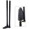 Phefop Orecchie Anti-intoppo, Orecchie Anti-Antivento in Lega di Alluminio, Connettore Stabilizzatore per Canna da Pesca, Segnalatore di Abboccata Abbinato,