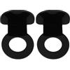 CHILDWEET Supporto per Palline da Golf e Baseball in Acrilico Nero, Design Regolabile, 2 Unitá, per Allenamento e Esposizione Sportiva a Muro