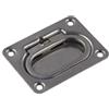 Generic Anello di sollevamento a filo per barca,Sollevamento a filo in acciaio inossidabile di grado marino,Maniglia per boccaporti per barche Marine Hatch Hardware Fasteners