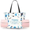 ZYJHYY Borsa da yoga da donna con stampa Love Dad per la festa del papà, con tappetini da yoga, borsa da trasporto per allenamento pilates