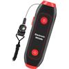 IWOWHERO Fischietto Elettronico con Tre Toni, Luce LED SOS e Cordino per Allenatori e Campeggio, ABS Resistente Rosso