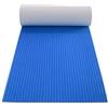 QAUUCP Eva Tappetino Antiscivolo per Barca Autoadesiva Schiuma Eva Barca Marine Pavimentazione Foglio Finto Teak Decking Pad for Yacht Caravan Kayak Canoa Tappetino Antiscivolo 2400 * 450 * 5mm(Blue)