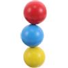 Milisten Palline da croquet in legno per ragazzi e ragazze, set di 3 3,5 cm, accessori da gioco all'aperto migliora la coordinazione occhio-mano installazione rapida gioco familiare