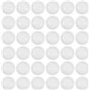 DOITOOL 100 Pezzi Palline da Ping Pong in Plastica Bianca Luminose al Buio per Gioco da Tavolo e Divertimento in Famiglia Uso Versatile