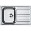 Franke Spark SKX 611-78 - 101.0712.130 Lavello da Incasso 1 Vasca con Gocciolatoio a Destra 78 x 50 cm Acciaio inox