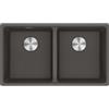 Franke Maris MRG 120-35-35 - 125.0686.732 Lavello da Incasso Fragranite 2 Vasche Sottotop 753 x 433 mm finitura Grigio ardesia