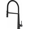 Franke Icon Semi Pro - 115.0690.598 Miscelatore Cucina da Incasso Monocomando ccon doccia mobile effetto spray e canna girevole Black matt